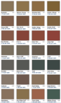 CSI Integral Colors - Color Chart